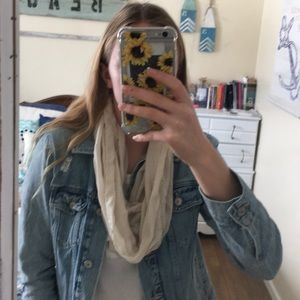 White Infinity Scarf